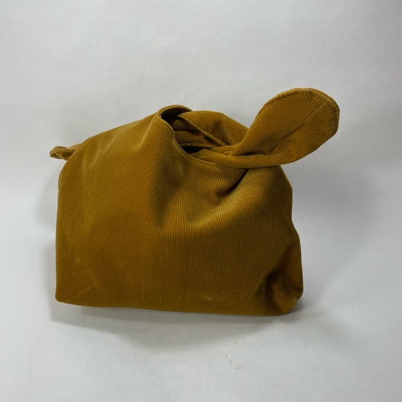 Merit Corduroy Tie Pouch Travel Makeup Bag - Picture 4 of 12